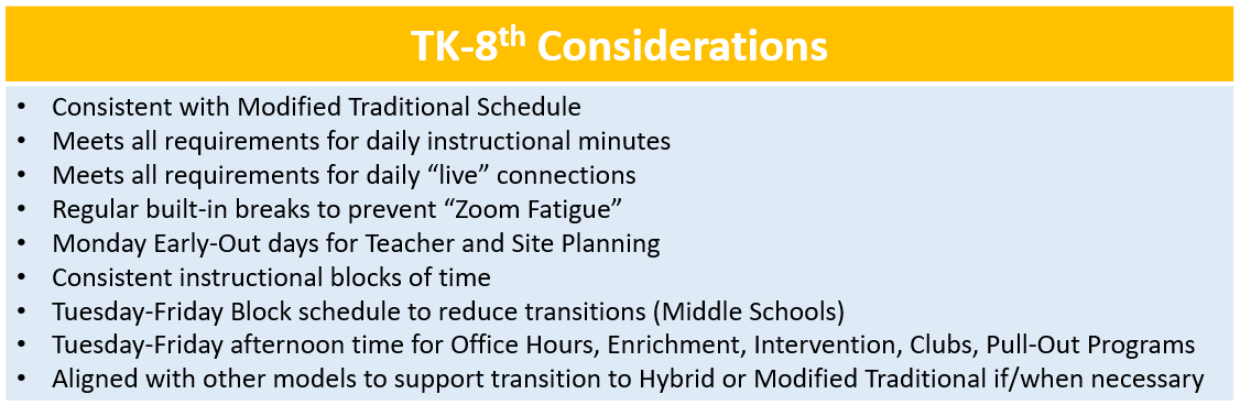 Description of Virtual/Remote Considerations - please contact Ed Services if you need assistance