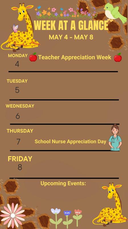 week at a glance