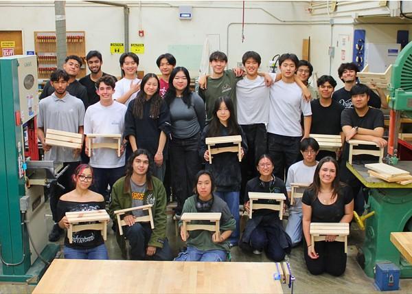 Pic of wood working competitors