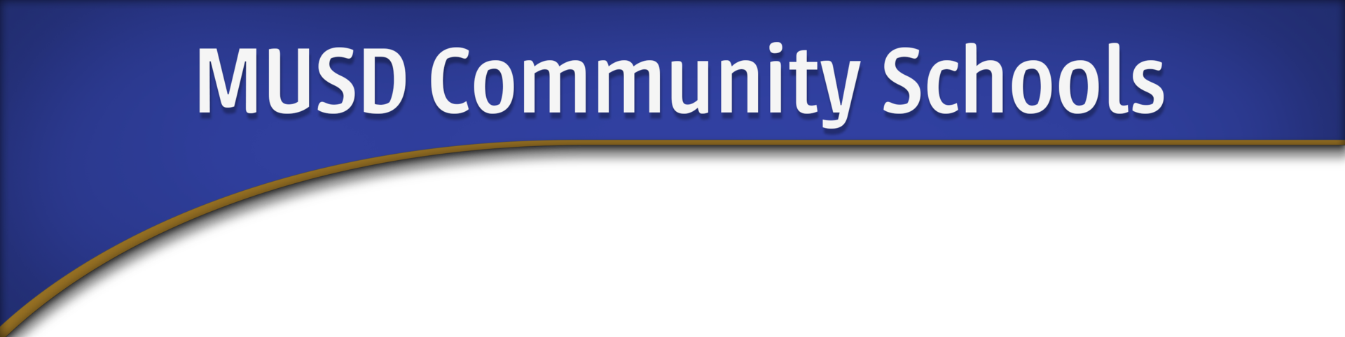 MUSD community schools ribbon