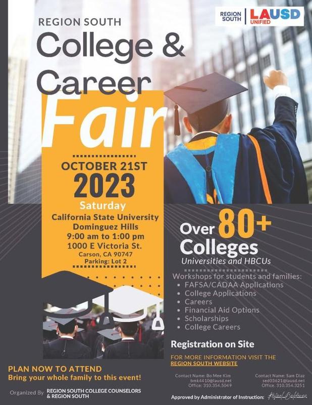 LAUSD Region South College & Career Fair La Salle Avenue Elementary