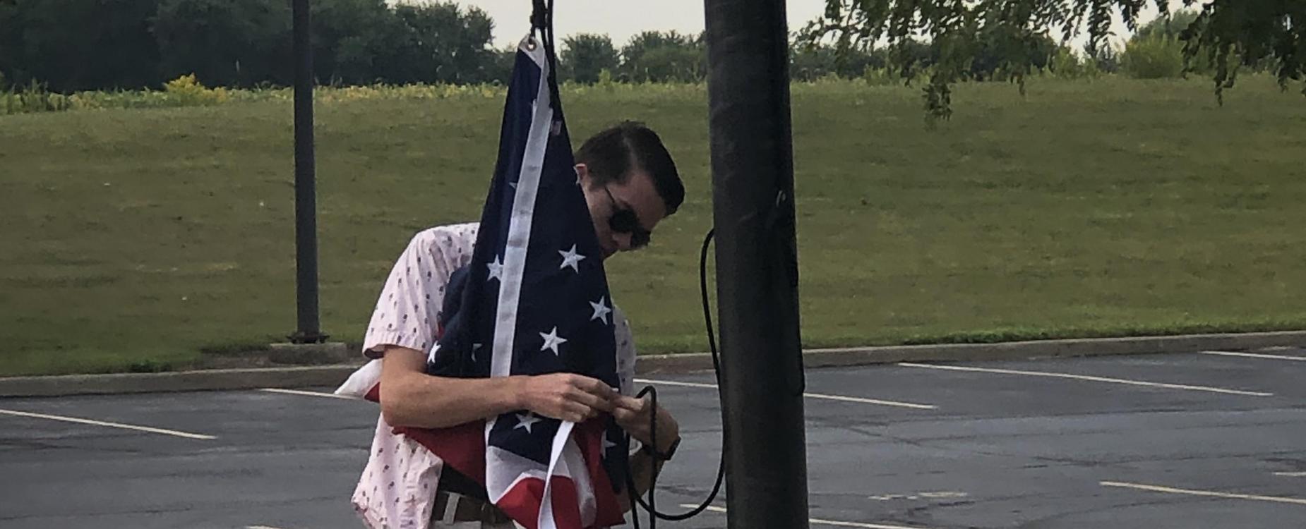 Raising the Flag