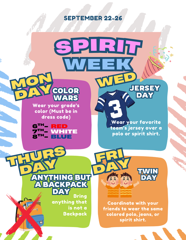 Spirt week is next week.