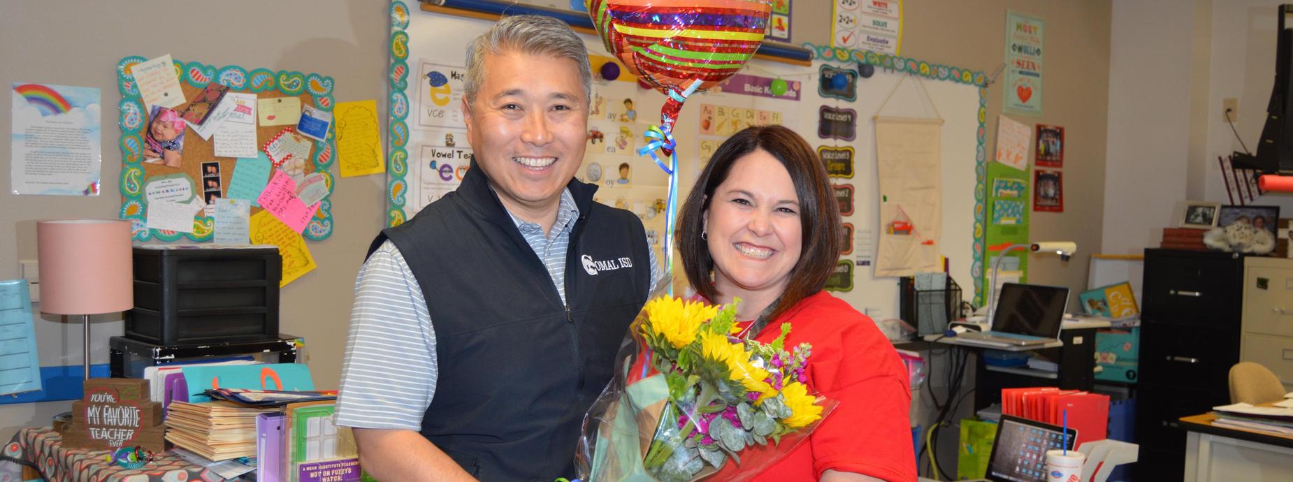 Rishanne Frech and Andrew Kim