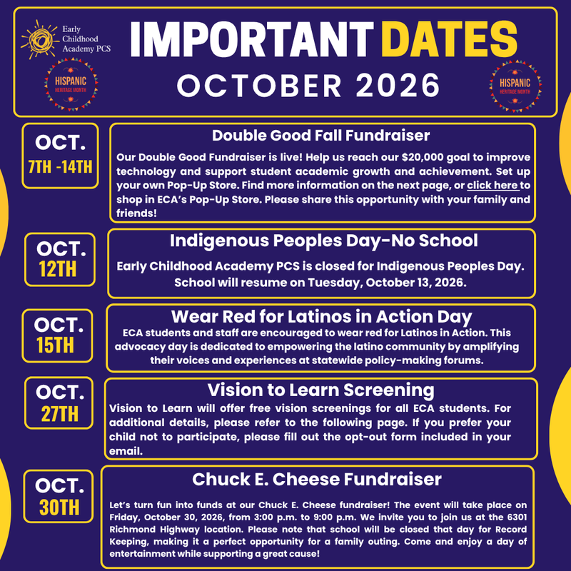 Weekly Guide to Key Dates & Events Featured Photo