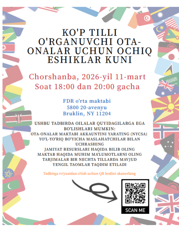 (Uzbek) MLL Parent Open house 2026