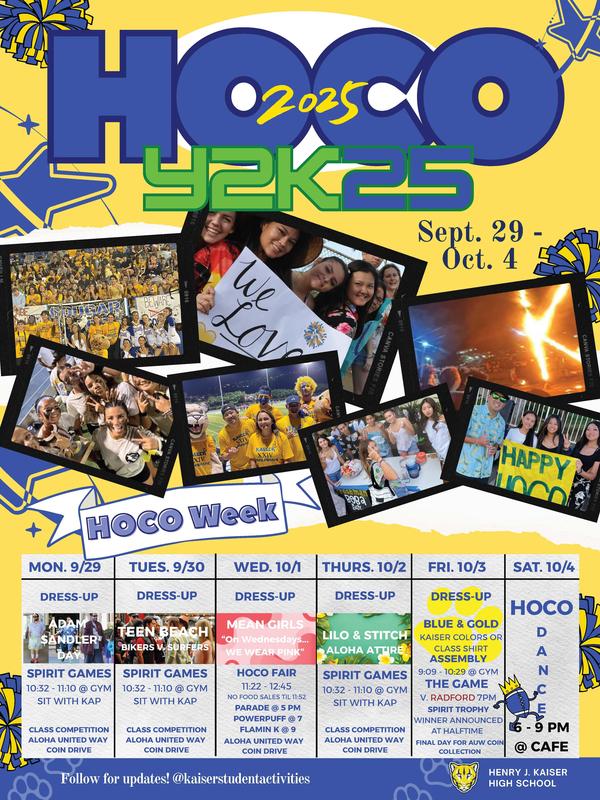 HOCO Festivities poster