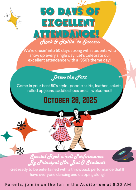 50 Days of Attendance