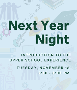 Event Graphic for "Next Year Night"