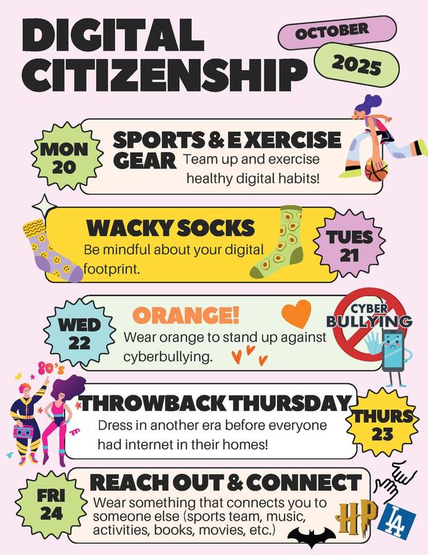 Digital Citizenship Spirit Week