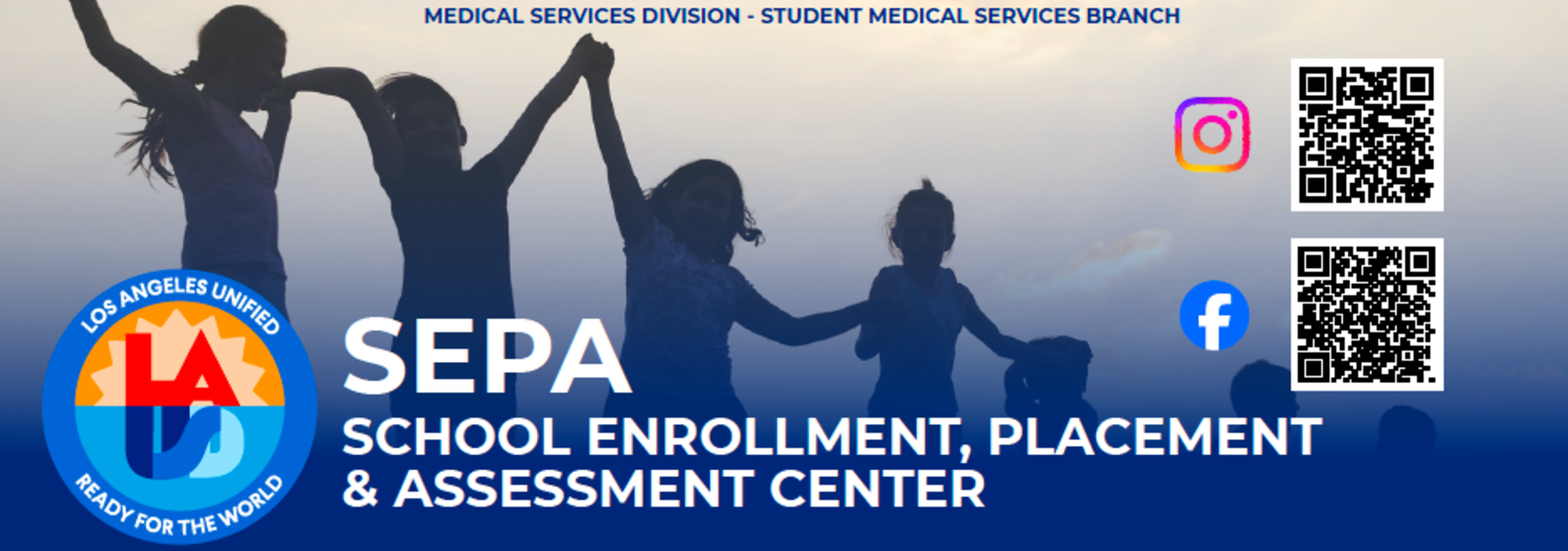 School Enrollment, Placement & Assessment Center QR Codes