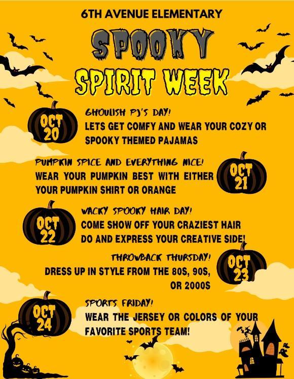 Spirit Week October