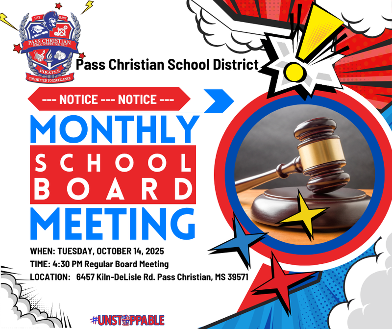 Monthly Board Meeting 4:30 PM
