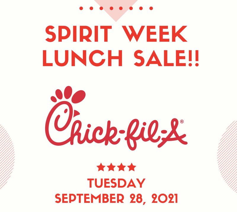 SPIRIT WEEK LUNCH SALE! Featured Photo