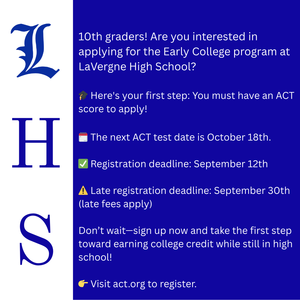 blue background with LHS L and text