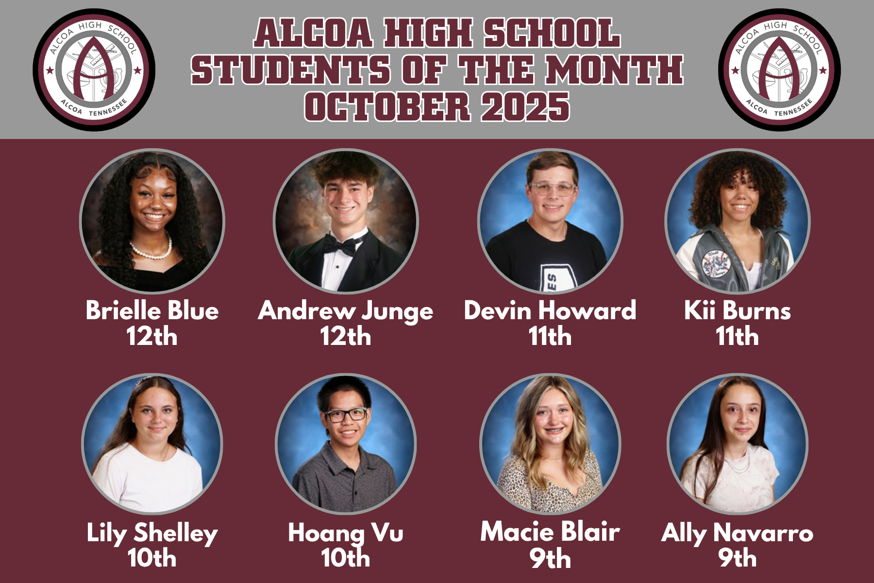 Students of the month