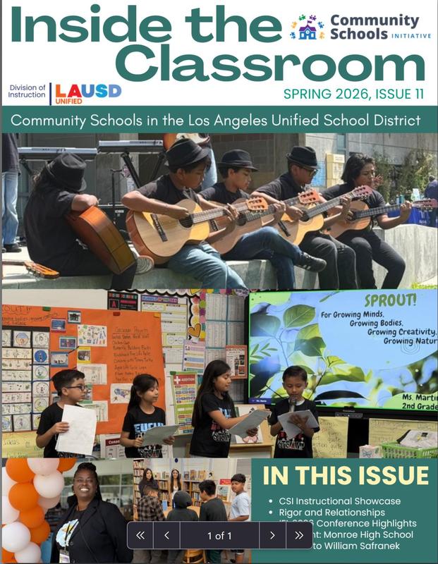 Inside the Classroom, Spring 2026, Issue 11