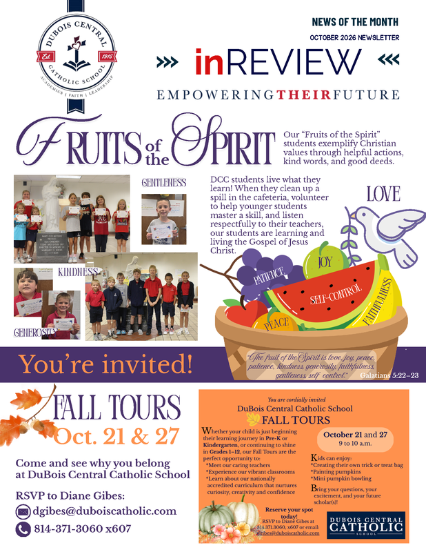 October Newsletter P.1
