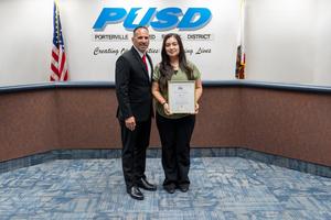 Maria Fernandez received the CCEA Region 3 Counselor of the Year Award