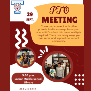 pto meeting on monday sept. 29