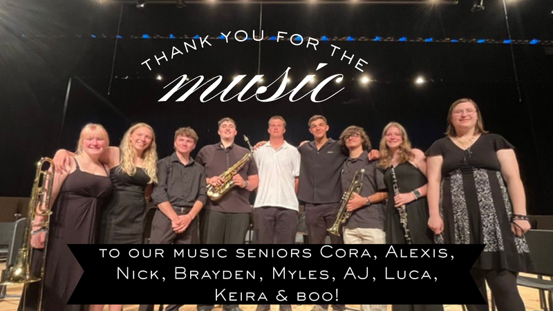 2026 North Warren Band and Choir Seniors