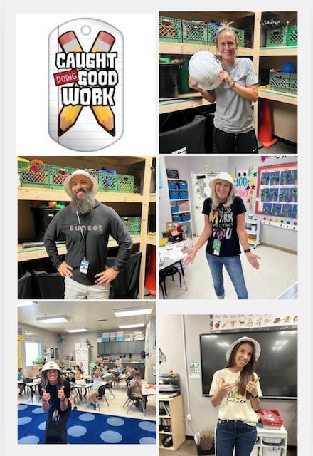 Staff Caught Working Hard!