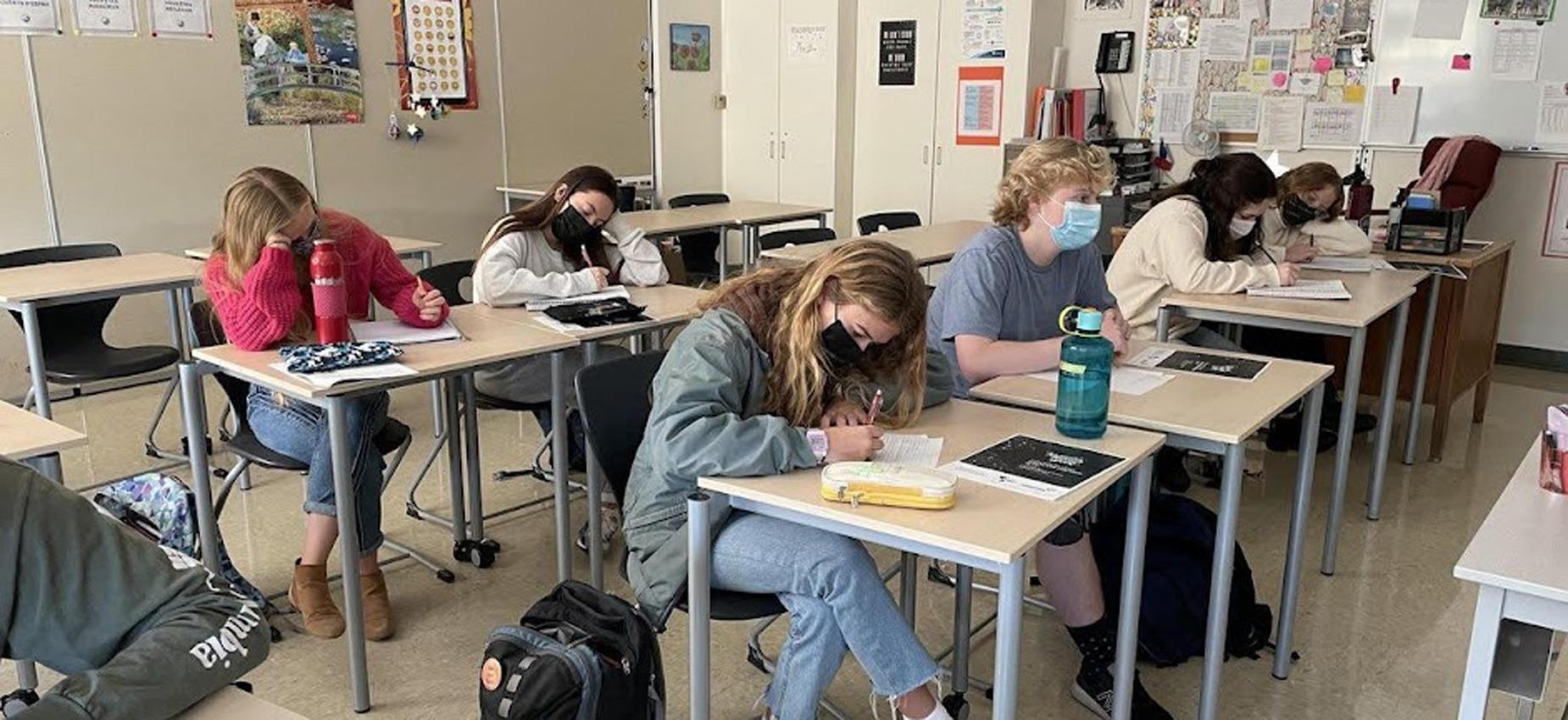students in classroom