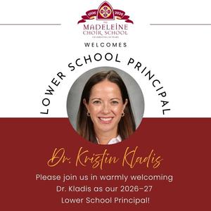 We warmly welcome New Lower School Principal