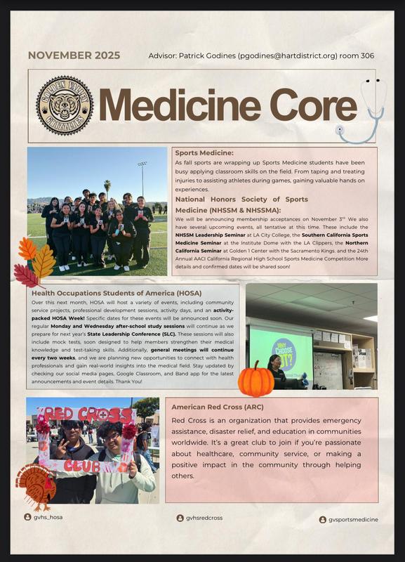 November GV Medicine Core Newsletter Featured Photo
