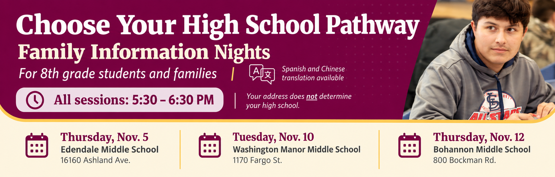 High School Pathways Poster