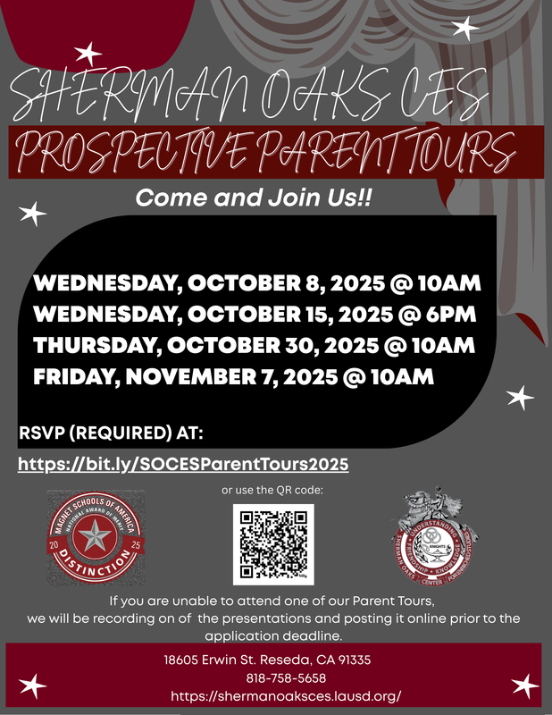 Parent tour flyer