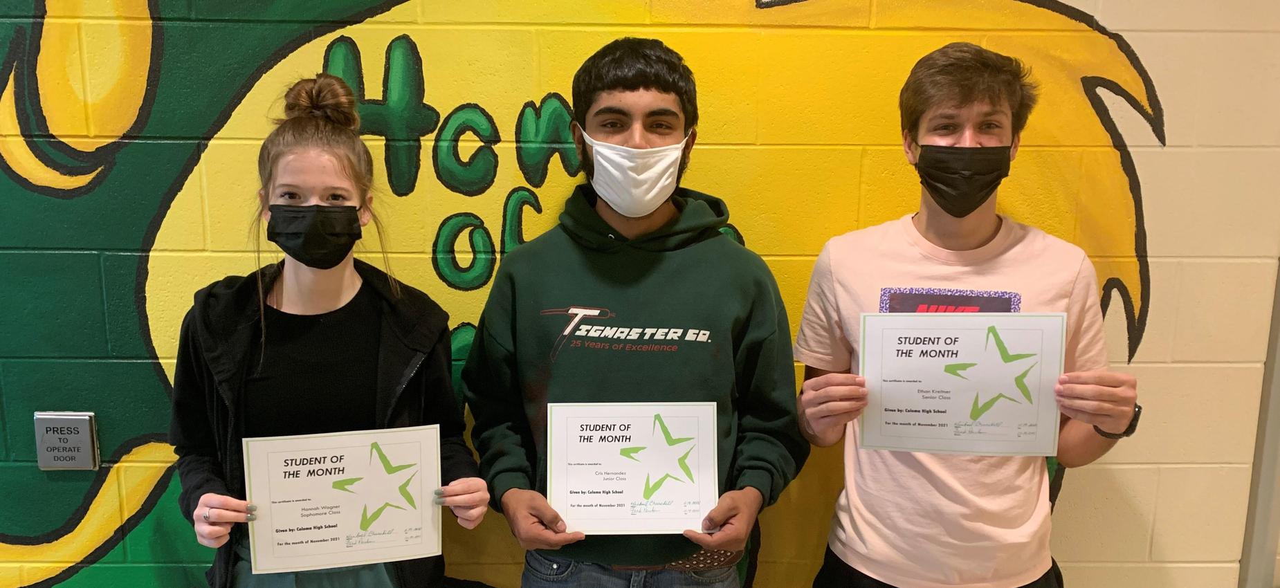 November 2021- Student of the Month