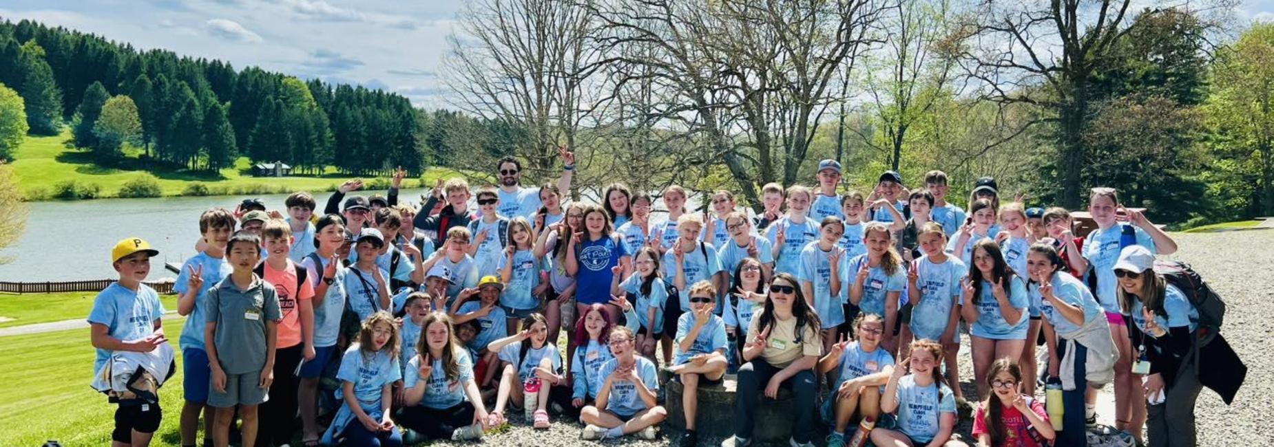West Point Elementary 5th Graders at Camp Soles