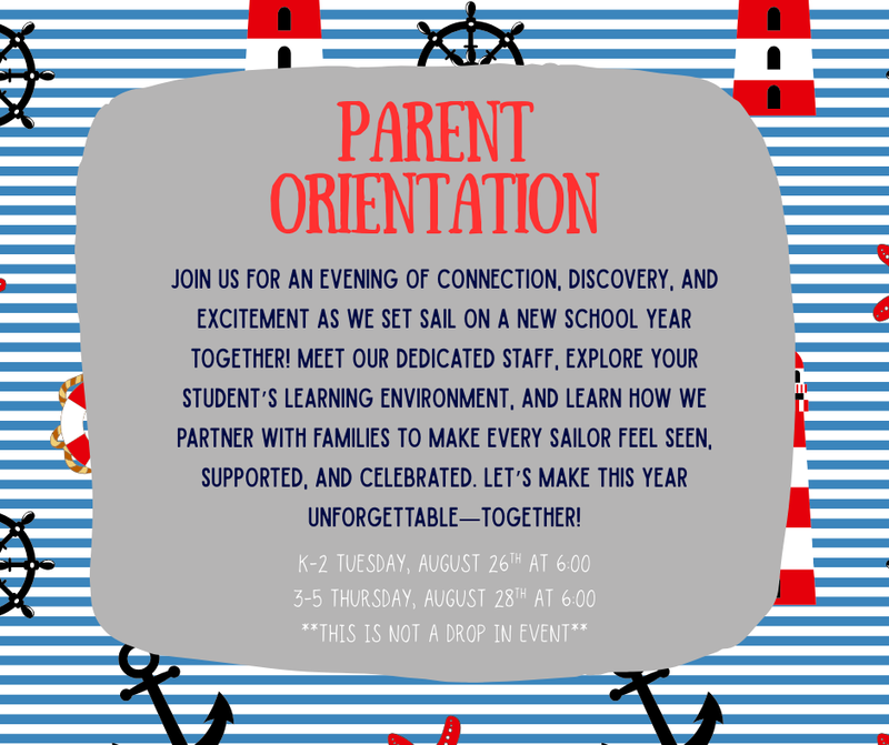 Parent Orientation Night Info