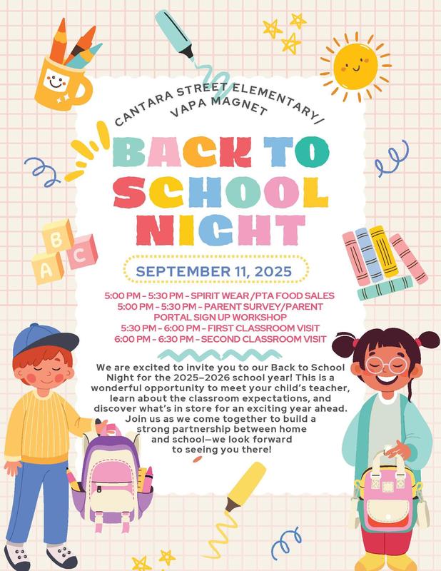 Back to School Night