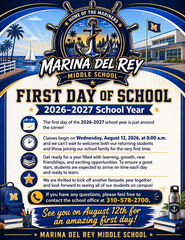 August 12, 2026 is the first day of school