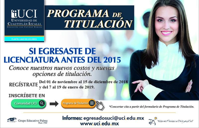 NUEVO PROGRAMA DE TITULACION Featured Photo