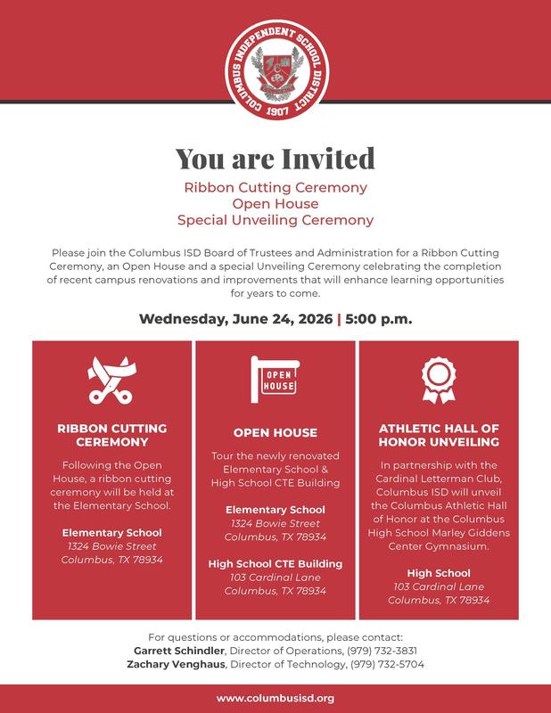 Invitation for Ribbon Cutting