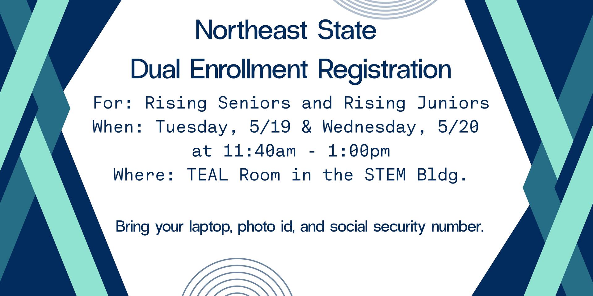 Northeast STate Dual Enrollment Instructions