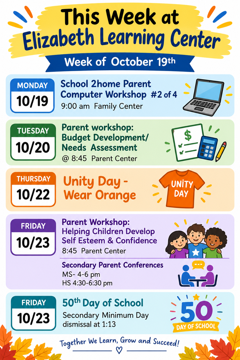 Flyer for school events