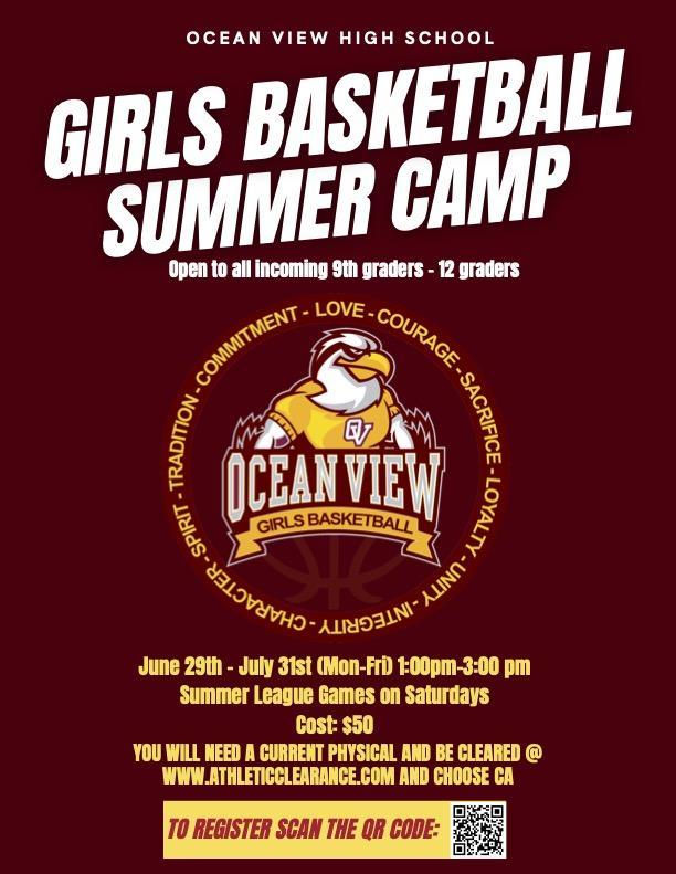 Girls's Basketball Summer Camp
