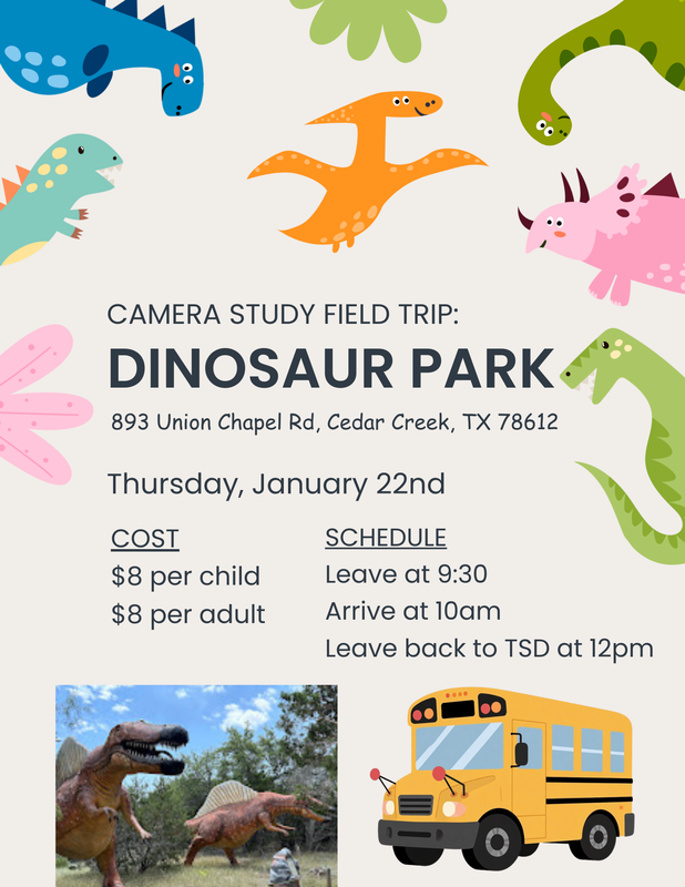 Pre-K Dinosaur Park Field Trip
