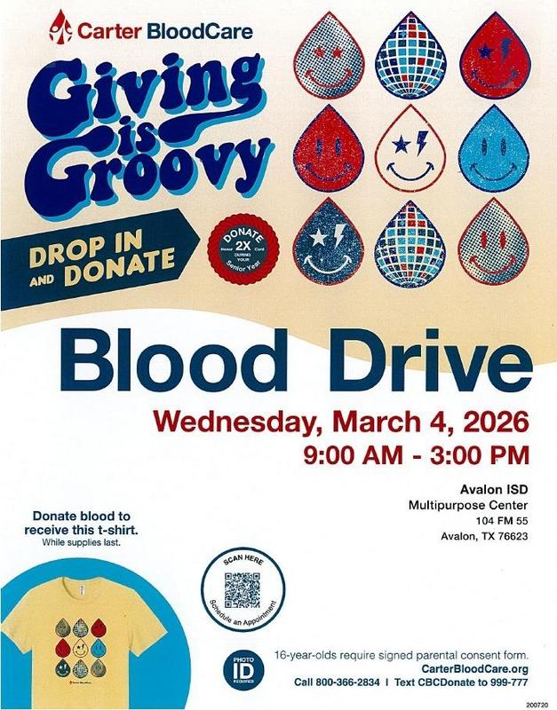 Spring Blood Drive!  Wednesday, March 4 Featured Photo