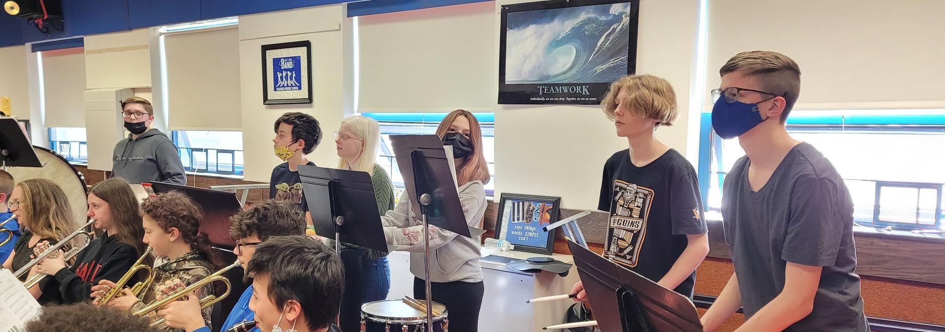 7/8 Band Percussion Section