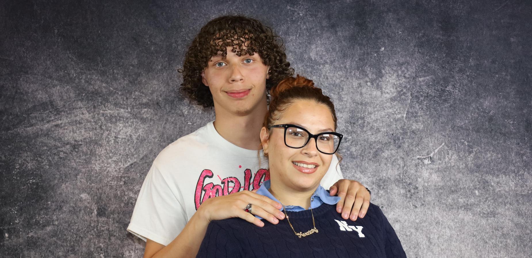 Senior Ring Ceremony Family Photo
