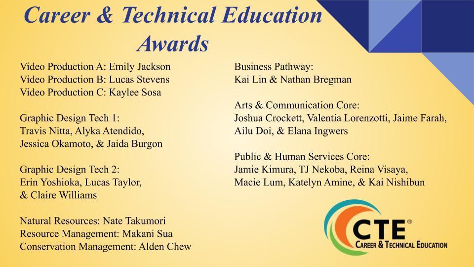 CTE Awards