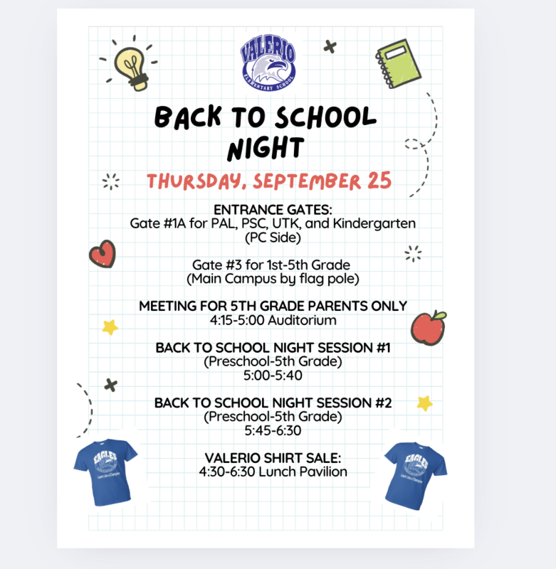 back to school night