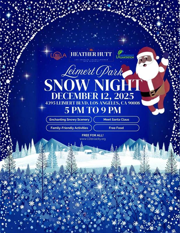 Leimert Park Snow Night!!! Featured Photo