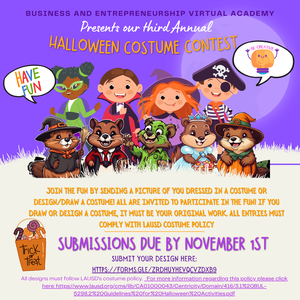 Costume Contest Flyer
