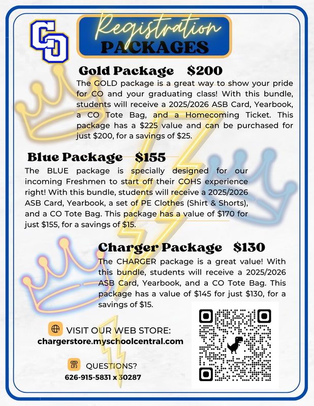 Registration prices